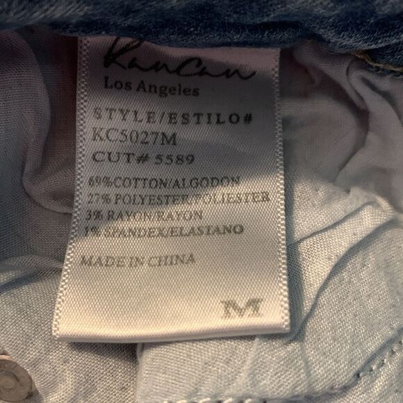 KanCan Estilo Light Wash Denim Shorts Size Medium - Picture 4 of 4